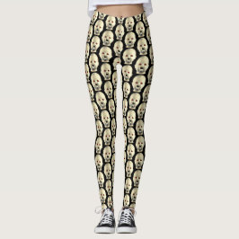 Legging Adoro Bonecas assustadoras - Cabeça de boneca
