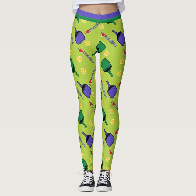 Legging Adoro Pickleball (azulejo menor) (Frente)