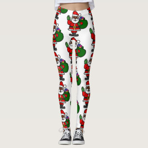 Legging africano negro santa claus xmas