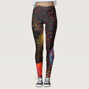 Legging Afro Nebula Sussurro – Celebração da História Negr