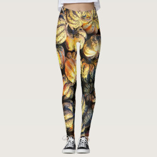 Legging Agrupamento de Abóboras Listradas