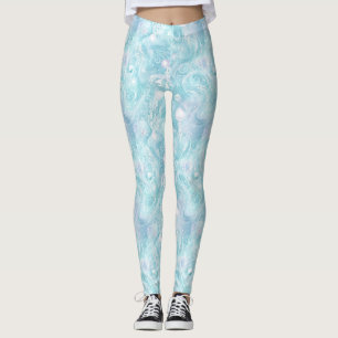 Legging Água Sonhadora com Padronagem de Água-viva em Tona