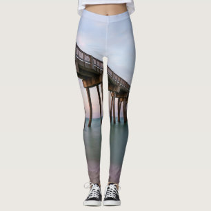 Legging Águas Cristalinas no Pier de Panama City Beach Leg
