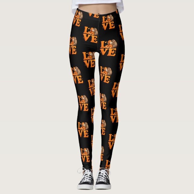 Legging Aguente Fimose Macaco Bonito Bebê Macaco  (Frente)