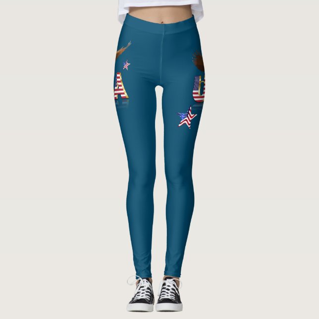 Legging Águia americana (Frente)