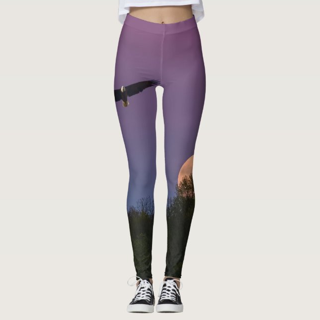 Legging Águia Superlua Rosa (Frente)