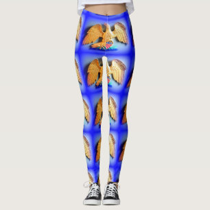 Legging águias do ouro azuis