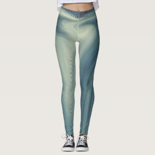 Legging Airelas-Blueberry e Pernas-do-Impressão