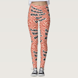 Legging AK1D em todas as pernas do Impressão