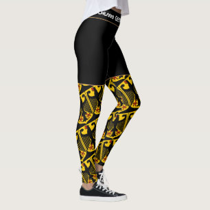 Legging Alemanha e Alemanha Bandeira, viagem/desportista