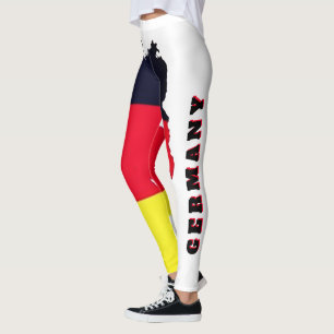 Legging Alemanha Personalizada, Bandeira da Alemanha   Ban