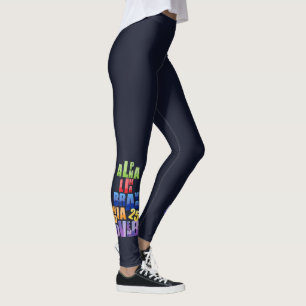 Legging Alfabeto fonético de Albin 25
