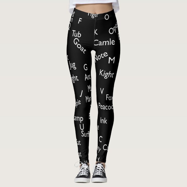 Legging alfabeto SPNP_Leggings (Frente)