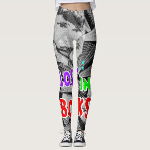 Legging Alfabetos Perdidos em Livros
