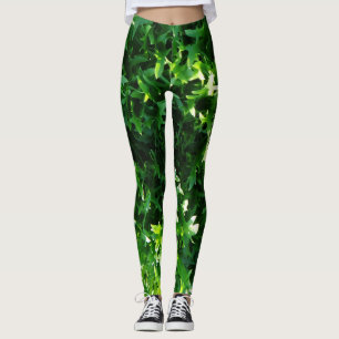 Legging alface verde frondosa