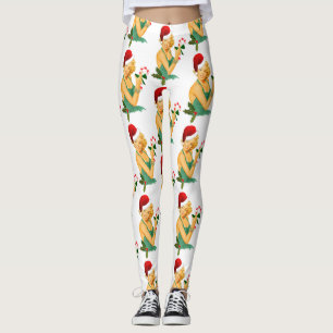 Legging alfinete de salão de anã