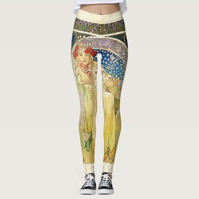 Legging Alfons Mucha 1911 Princezna Hyacinta (Frente)