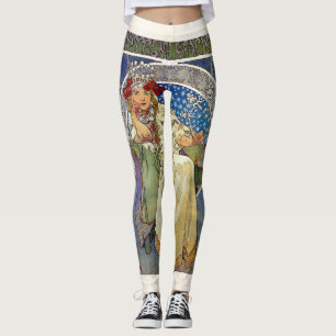 Legging Alfons Mucha Princezna 1911 Hyacinta