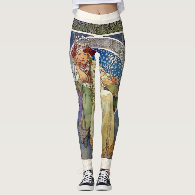Legging Alfons Mucha Princezna 1911 Hyacinta (Frente)