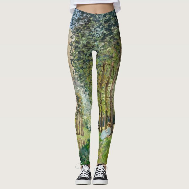 Legging Alfred Sisley - Descanso ao longo do Córrego (Frente)