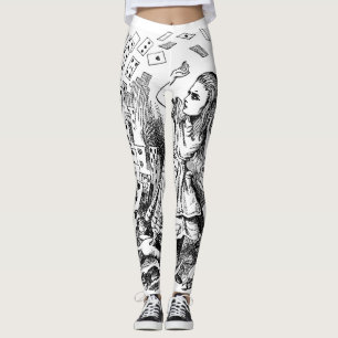 Legging Alice no País das Maravilhas Vintage, Cartas de Ba
