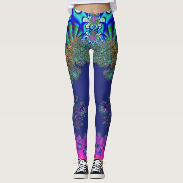 Legging Alienígena Fractal (Frente)