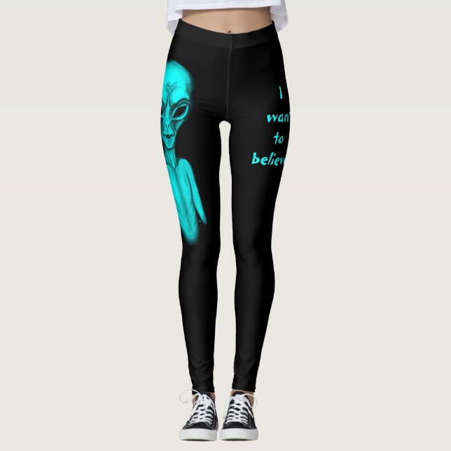 Legging Alienígena, quero acreditar (Frente)