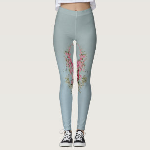 Legging Alinhamento de Flores - Pernas