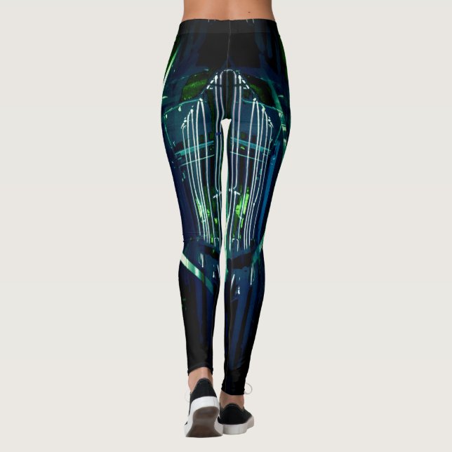 Legging Alistra Cyber Punk Neon Rave - Sintoma Verde