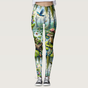 Legging Alligator Fantasy Swamp Thunder_Cove
