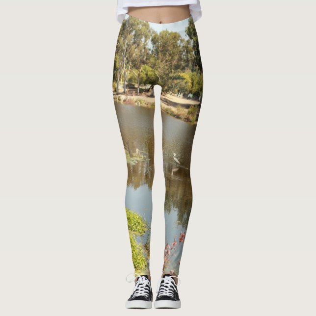 Legging Almaden alke park com éon branco (Frente)