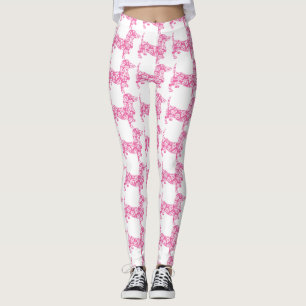 Legging Aloha Pink Dachshund