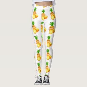 Legging Aloha Summer Pineapple_ Hawaiai Islands