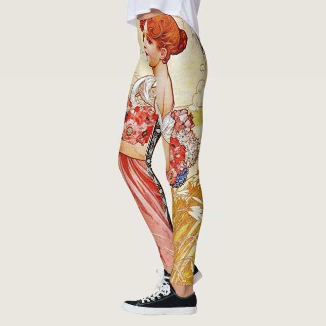 Legging Alphonse Mucha Summer (Esquerda)