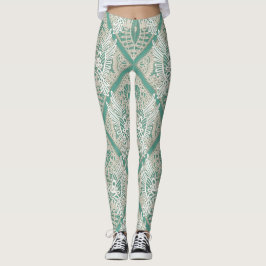Legging amada de menta de pássaro