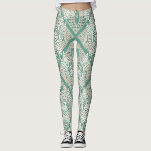 Legging amada de menta de pássaro