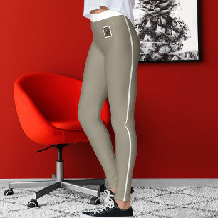 Legging Amante de Animais Listra Branca Terracota Personal
