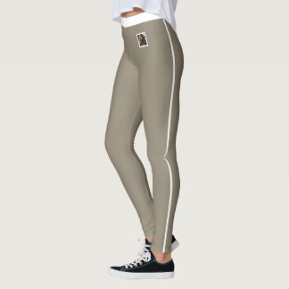 Legging Amante de Animais Listra Branca Terracota Personal