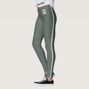 Legging Amante de Gato Preto Metálico Brilhante Quente Neu