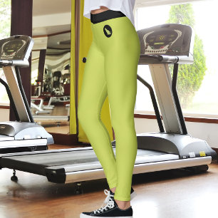 Legging Amante de Gatos Mãe de Estimação Amarelo Verde Pre