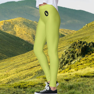 Legging Amante de Gatos Mãe de Pet Amarelo Verde Preto Per