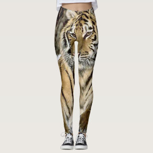 Legging Amante do tigre Siberian dos animais selvagens