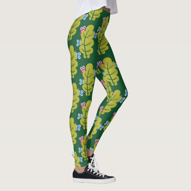 Legging Amante engraçado de plantas (Direita)