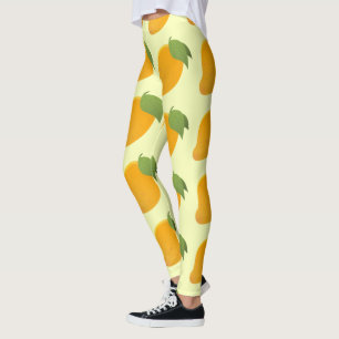 Legging Amantes de Manga Fruta Tropical Caribe Verão