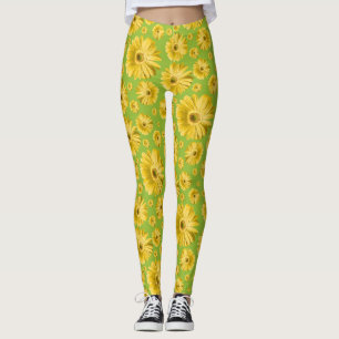 Legging Amarela Pop Daisy