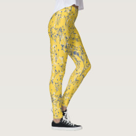 Legging Amarelo-amarelo-mostarda moderno