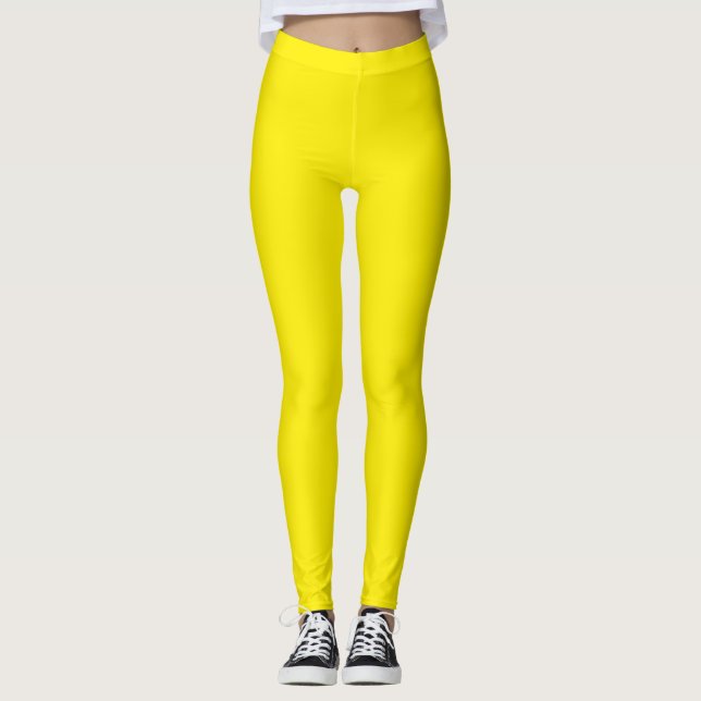 Legging Amarelo Canário (Frente)