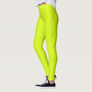 Legging Cor Sólida Neon Verde