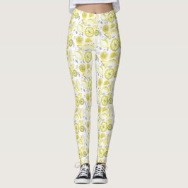 Legging Amarelo-do-rabo-de-macaco-limão-limão-doce