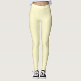 Legging Amarelo Limão Moderno Cor Sólida Plana